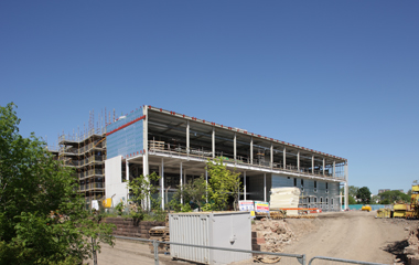 The new health centre is taking shape